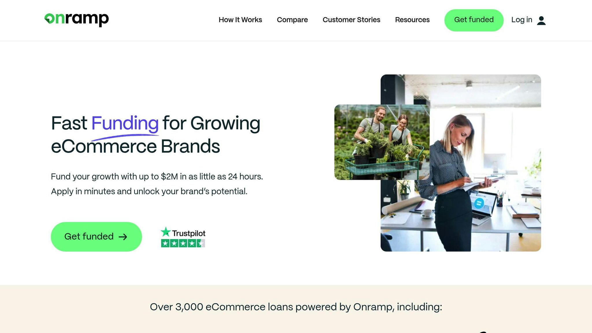 Onramp Funds: Tailored eCommerce Financing