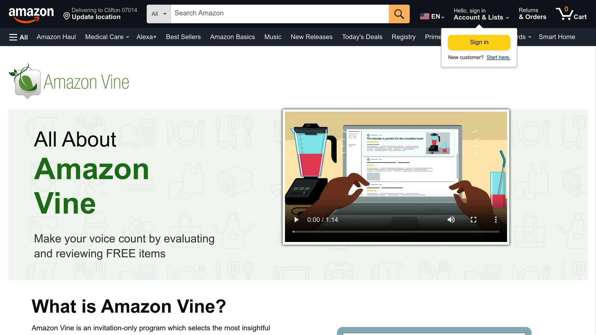 Amazon Vine
