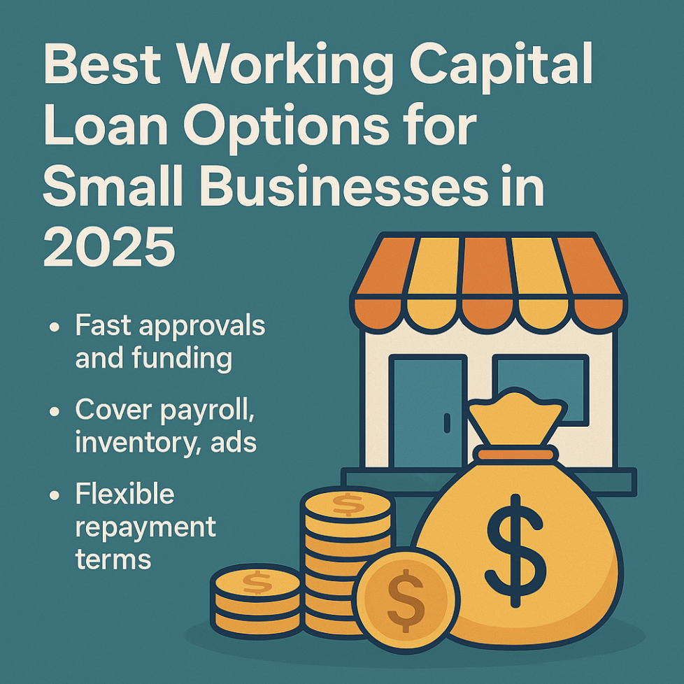 Best Working Capital Loan Options for Small Businesses in 2025