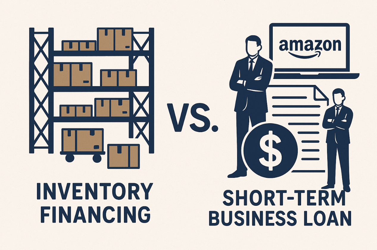 How Do Short-Term Business Loans Compare to Inventory Financing for Amazon Sellers?