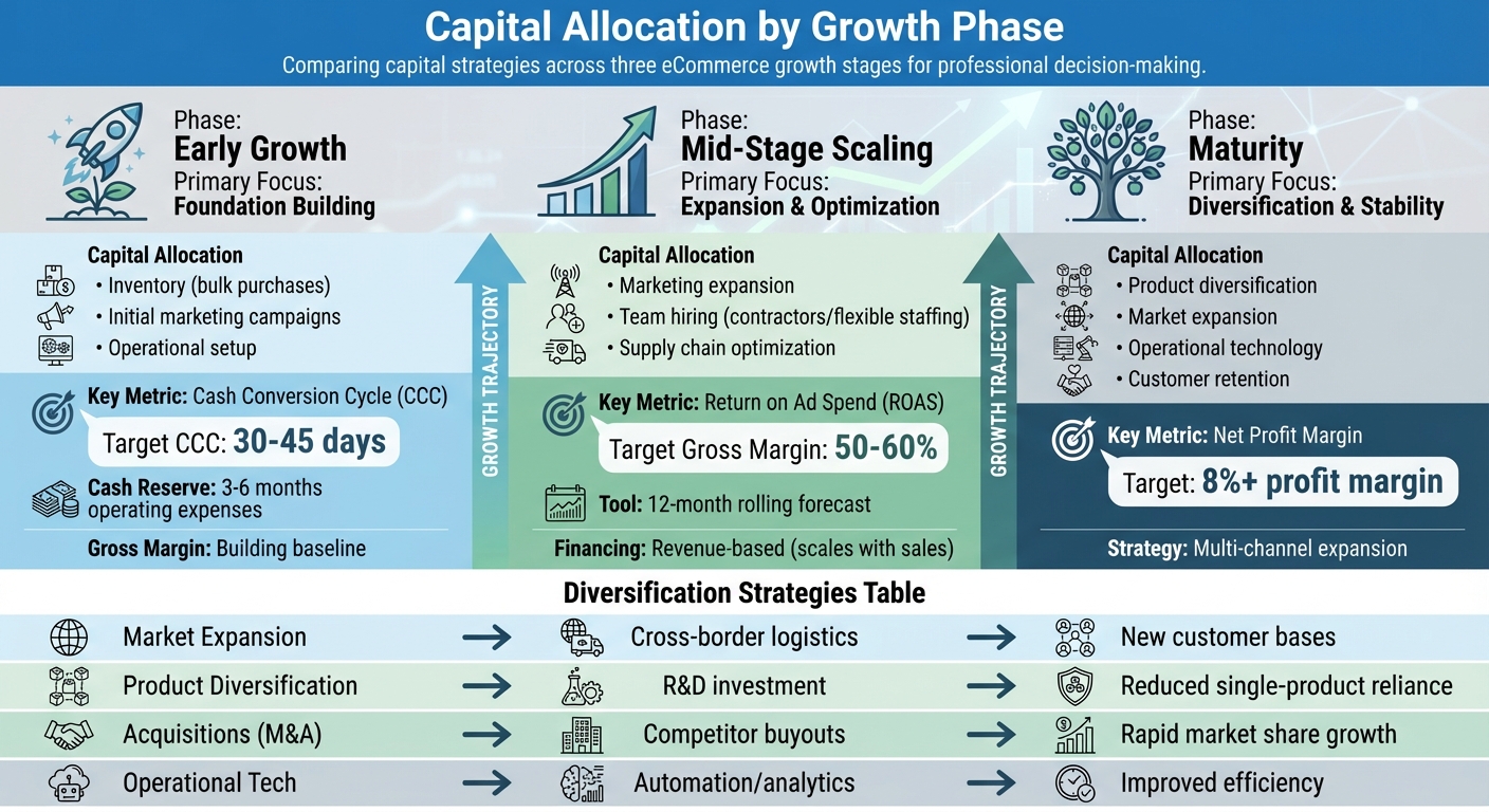 Capital Allocation Strategy Across eCommerce Growth Phases