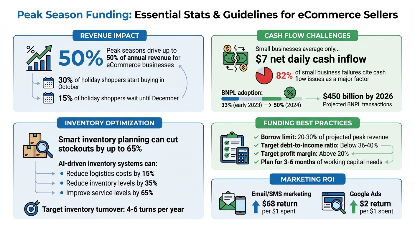 Peak Season eCommerce Funding: Key Statistics and Financial Guidelines