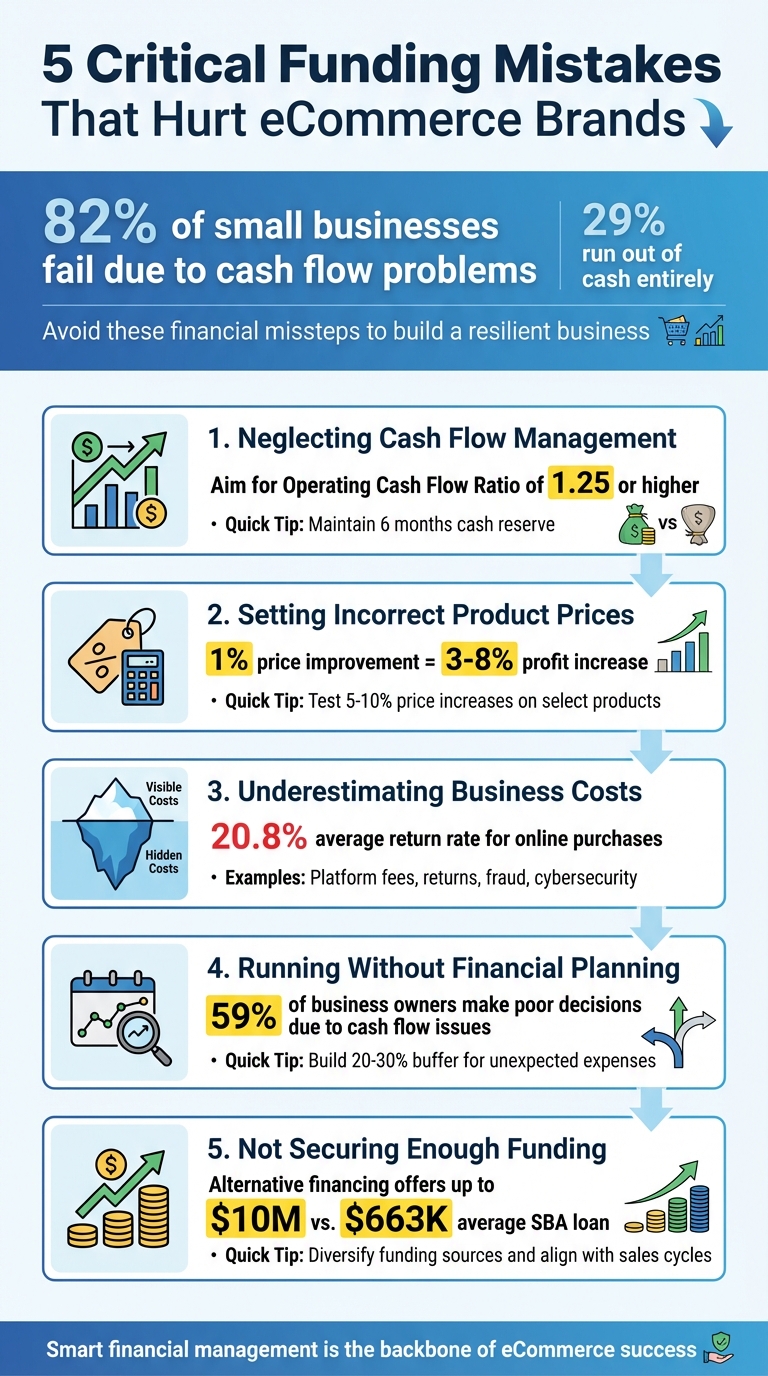 5 Critical Funding Mistakes That Hurt eCommerce Brands