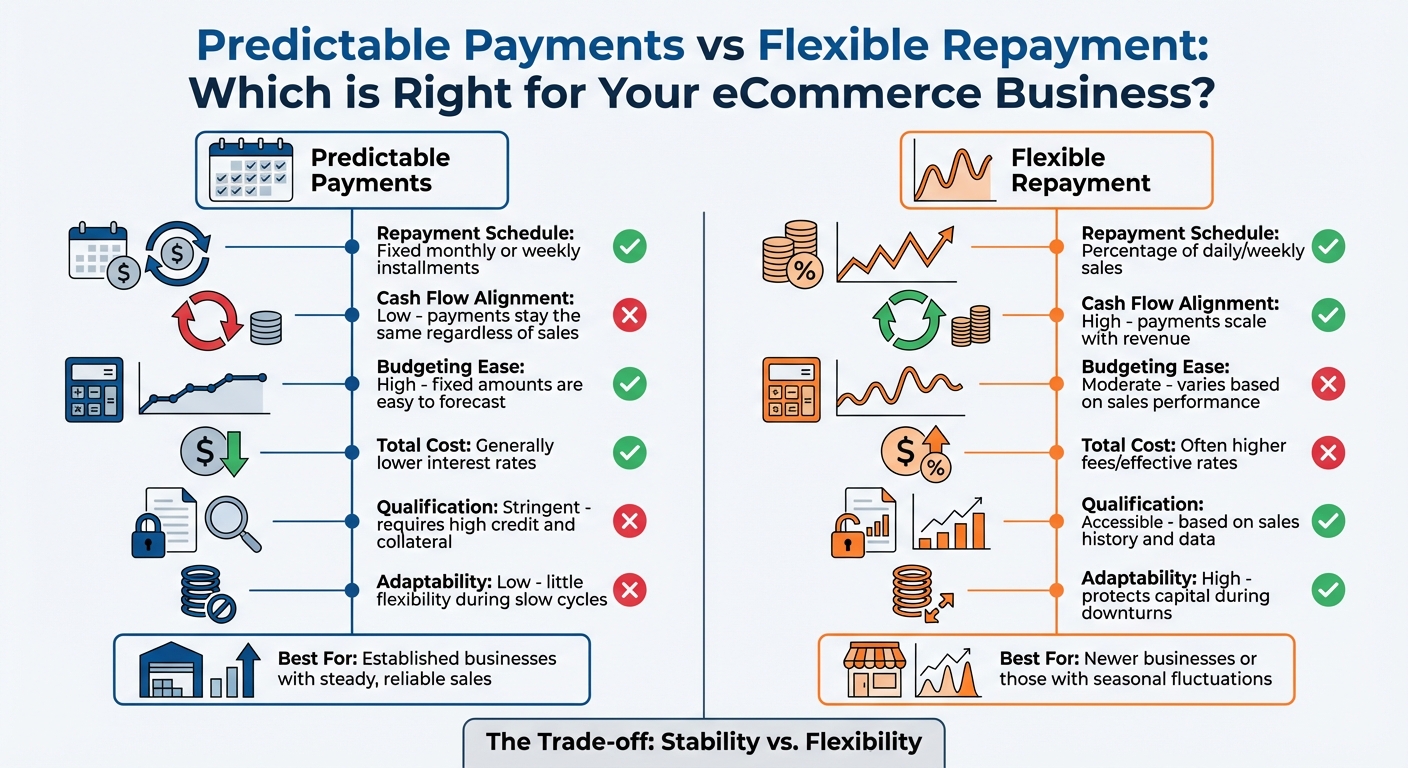 Predictable Payments vs Flexible Repayment for eCommerce Businesses