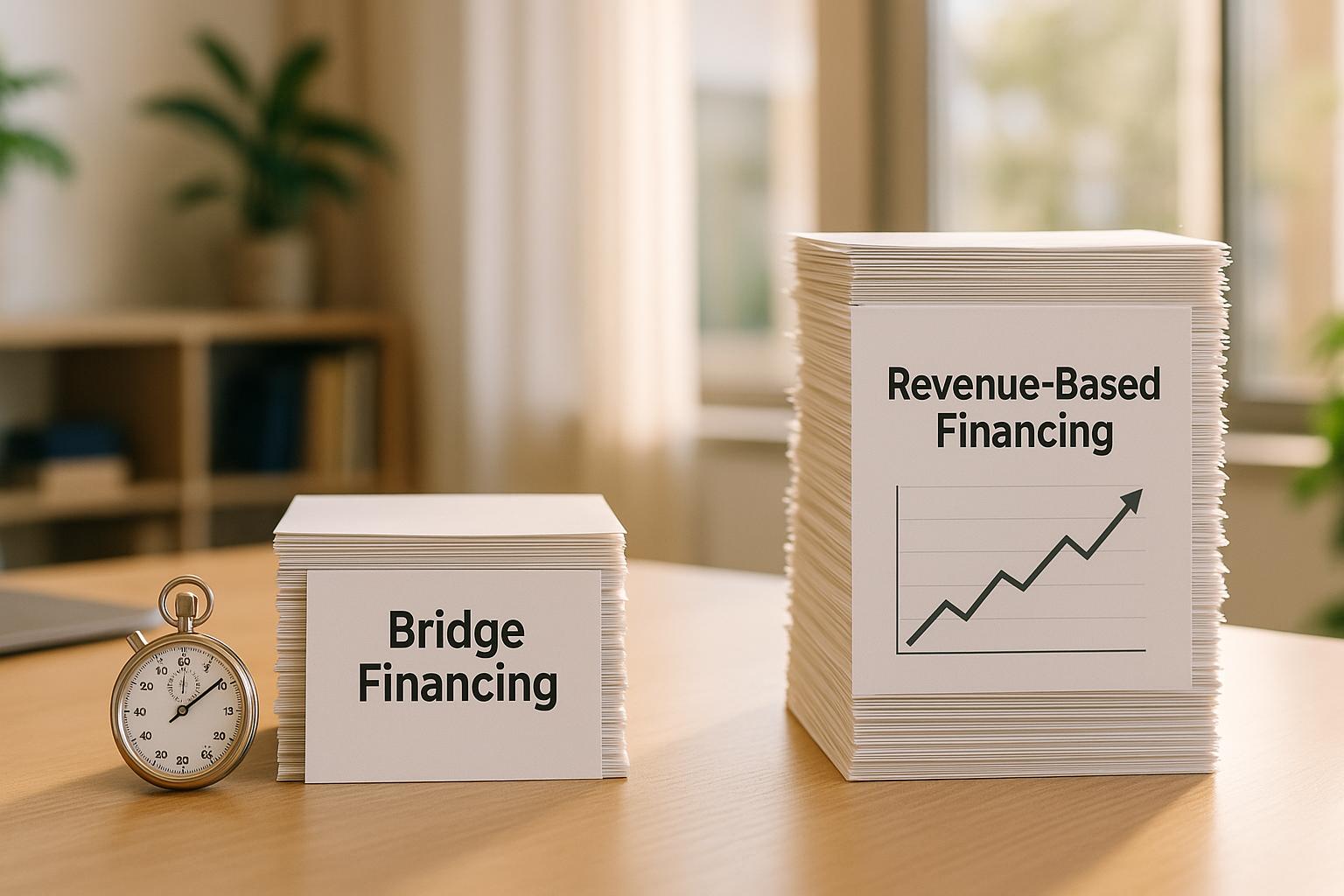 Bridge Financing vs. Revenue-Based Financing