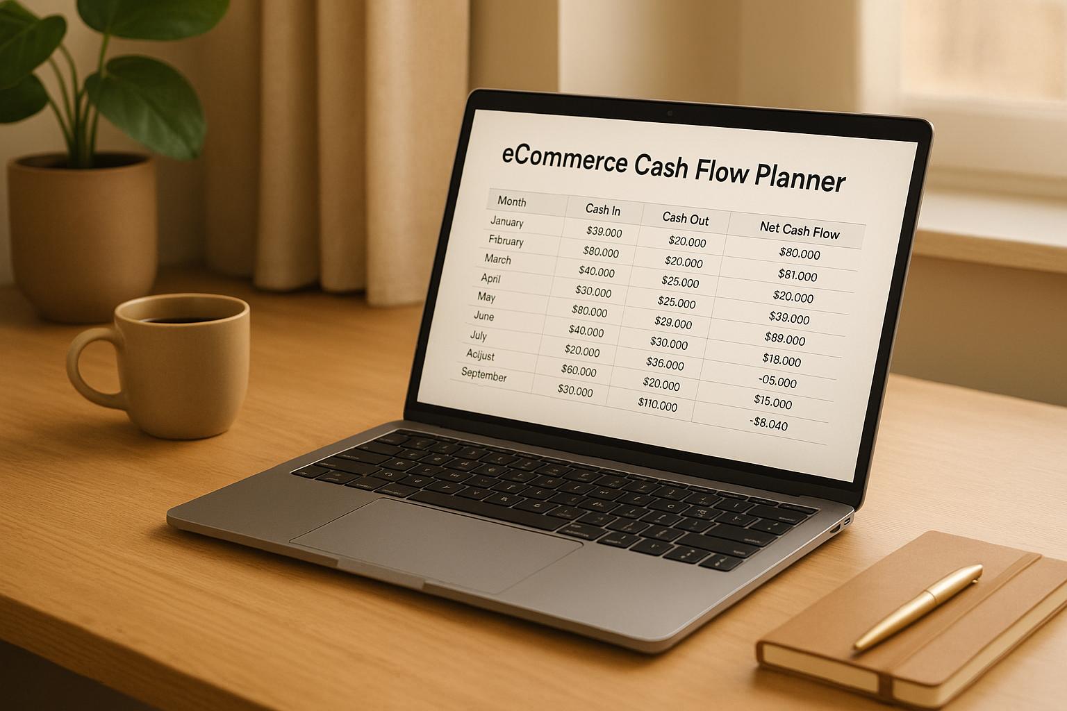 eCommerce Cash Flow Planner