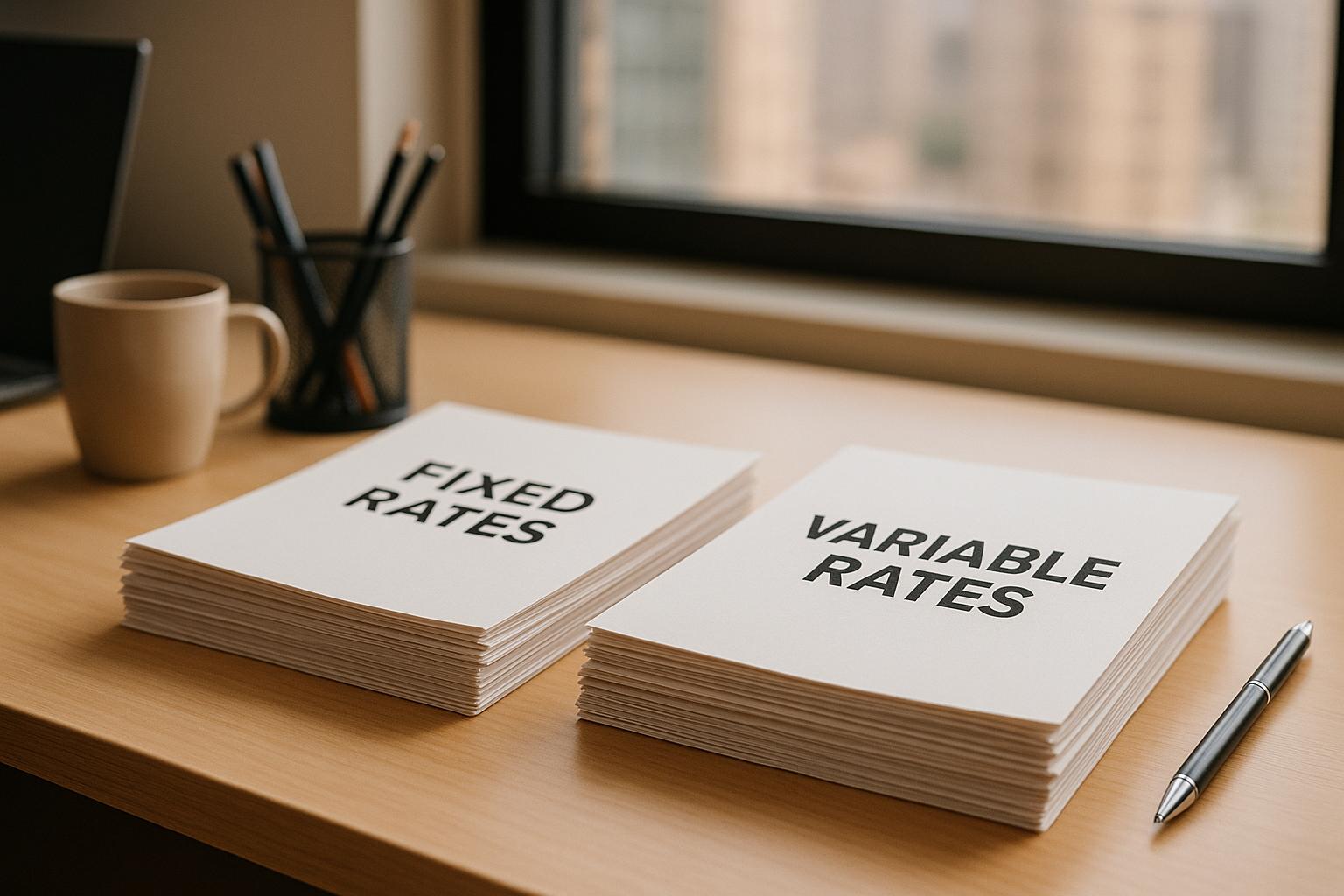 Fixed vs Variable Rates: Risk Management Tips