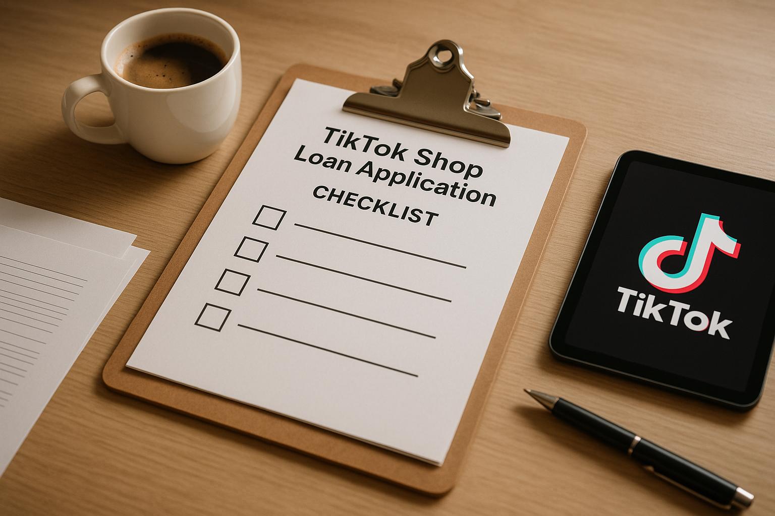 Checklist for TikTok Shop Loan Applications