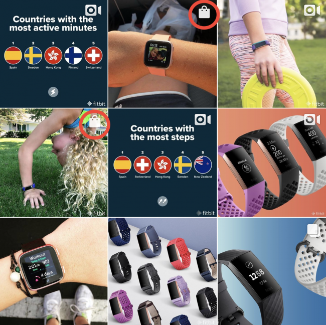 Cómo Vender en Instagram - FitBit - Sked Social