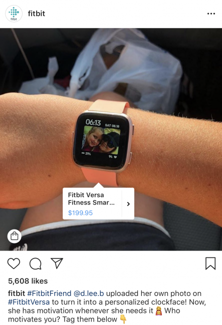 Cómo Vender en Instagram - FitBit - Sked Social