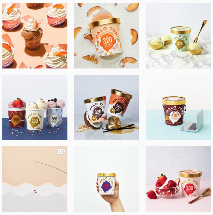 Halo Top Creamery - Con qué frecuencia debería publicar en Instagram - Sked Social