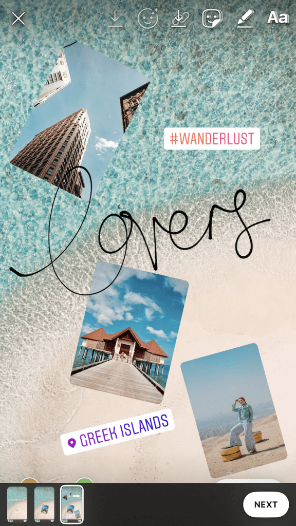 cómo agregar fotos a publicaciones de historia de Instagram - sked social 5