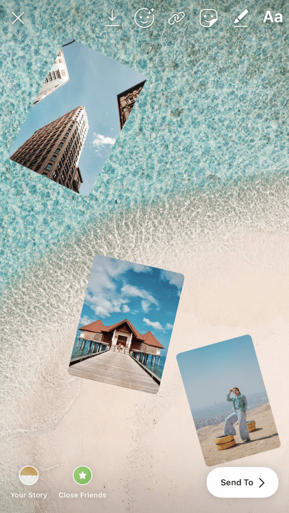 cómo agregar fotos a publicaciones de historia de Instagram - sked social 8