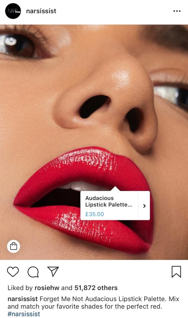 Etiqueta de productos de Instagram - Sked Social 