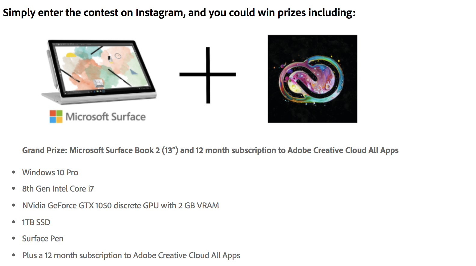 concurso de fotos en Instagram