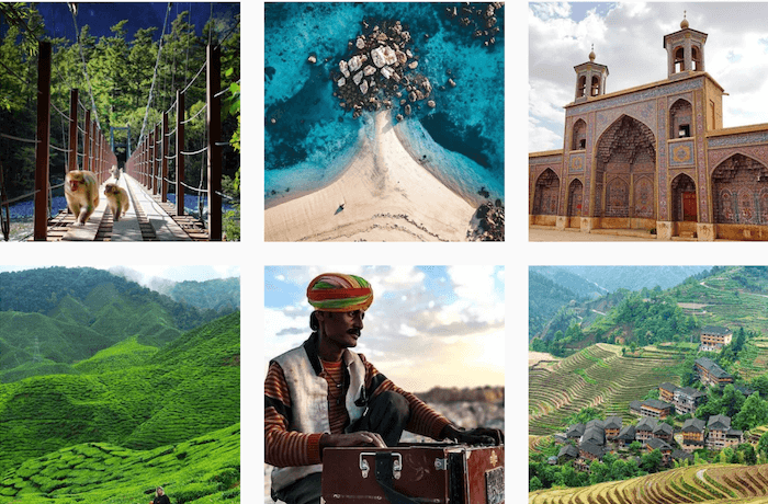 Marcas de viajes en Instagram - World Nomads - Sked Social