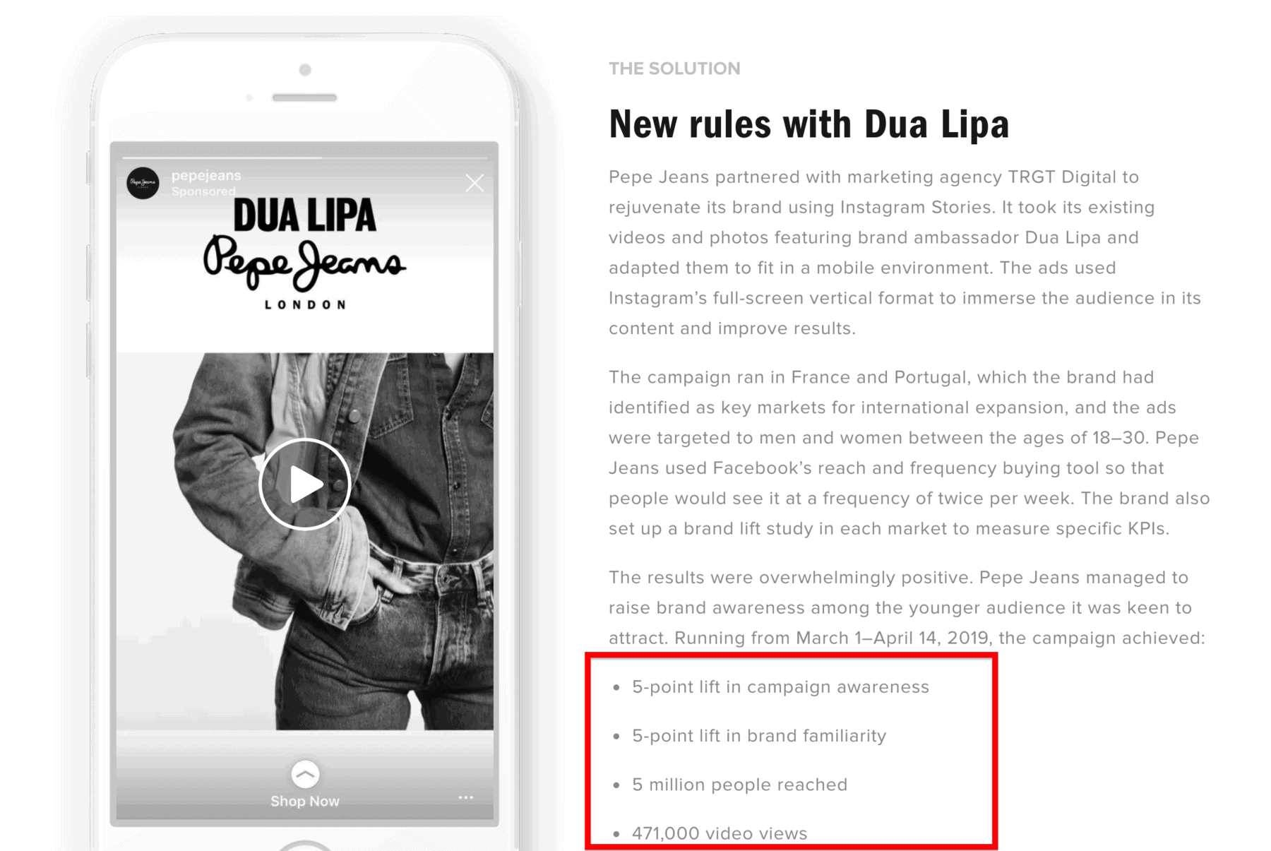 Campaña Instagram de Pepe Jeans