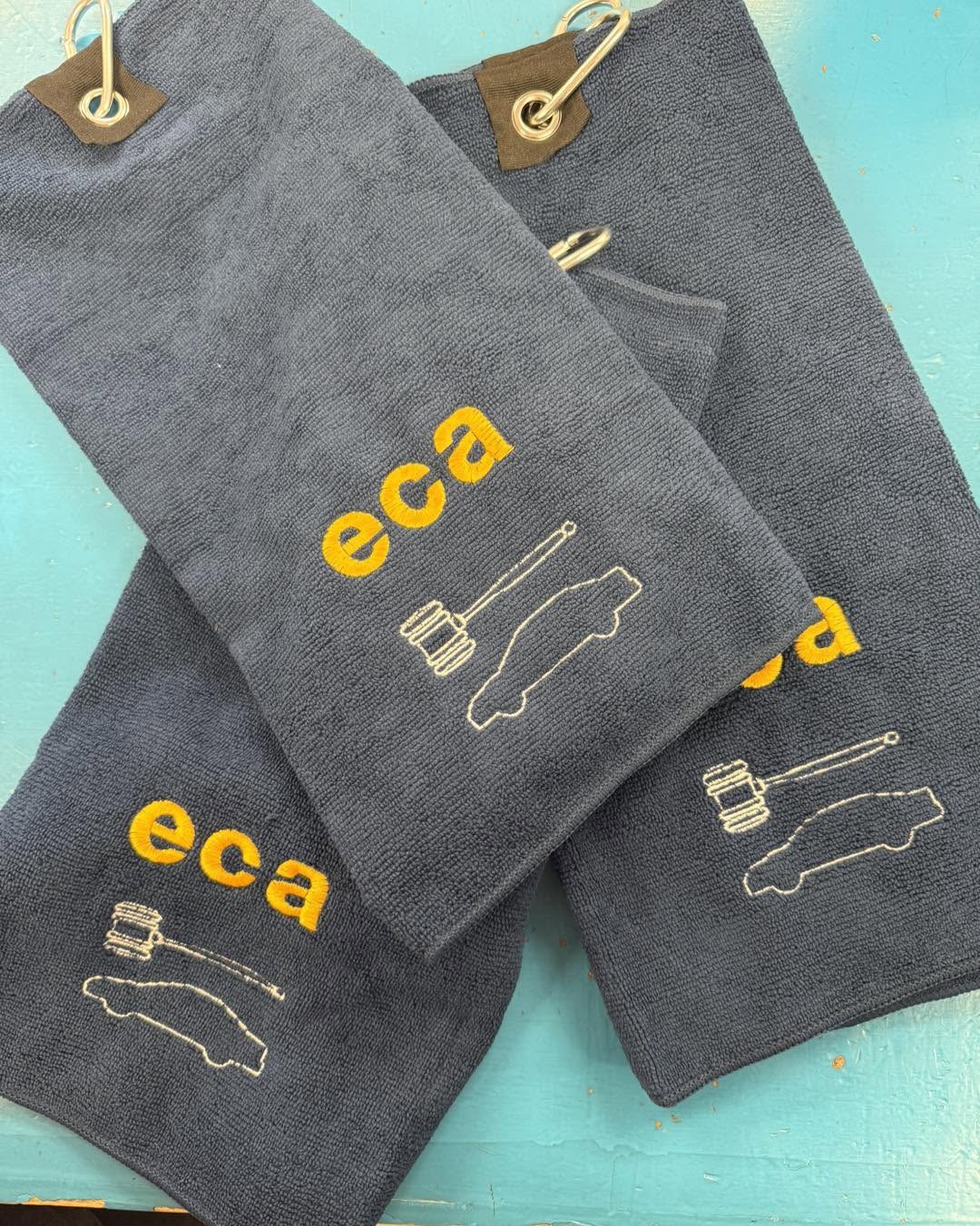 Eastbourne Car Auctions embroidered Golf Towels
