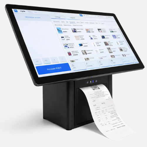 Ecran de caisse tactile avec imprimante ticket