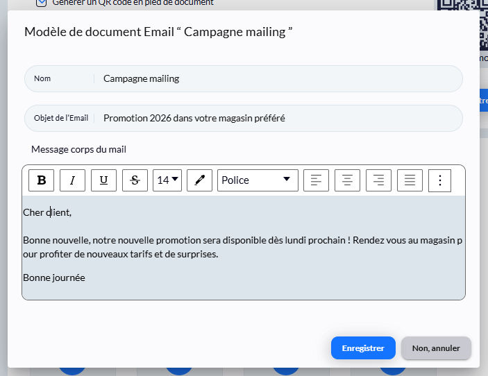 Format Mailing