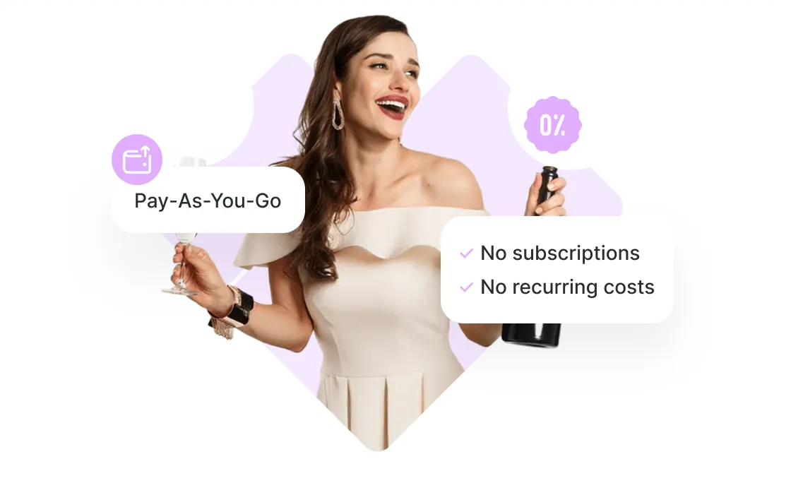With Ticket Generator, you don't require any subscriptions