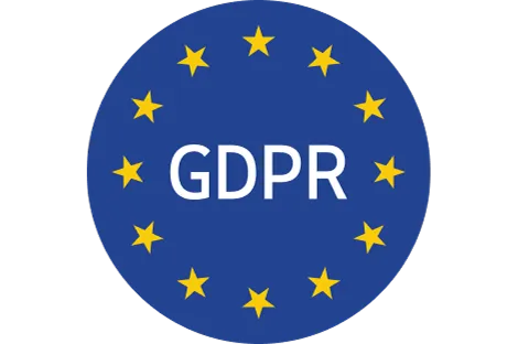 Ticket Generator's GDPR-compliant badge, affirming commitment to secure event ticketing solutions. 
