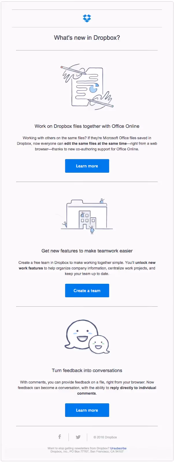 saas onboarding email example