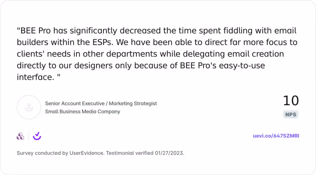 Senior account executive / Marketing Strategist Survey Answer