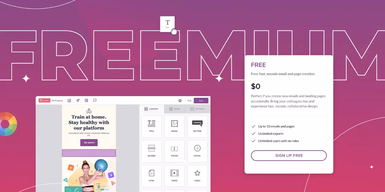 Free email design editor 