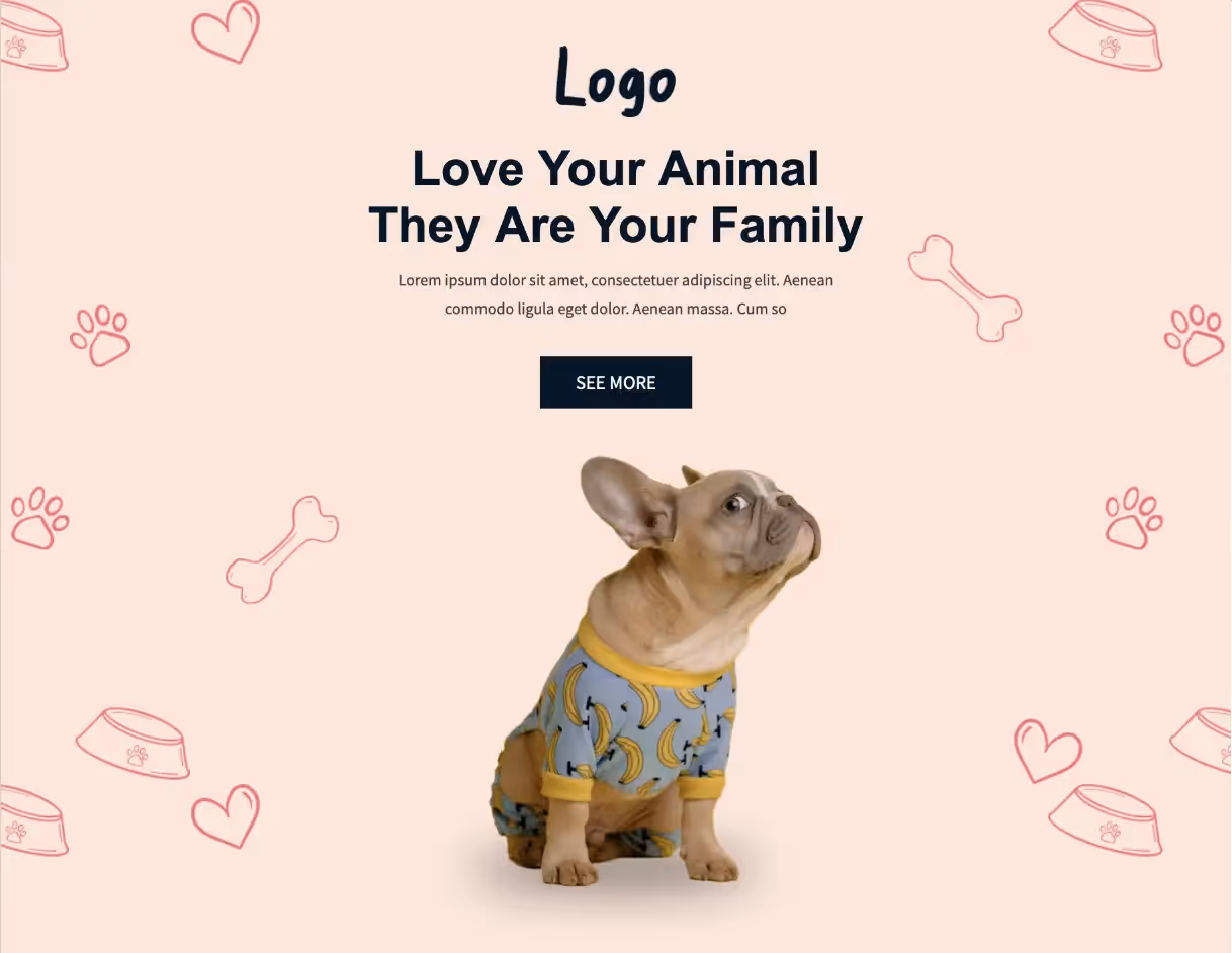 Animal email template