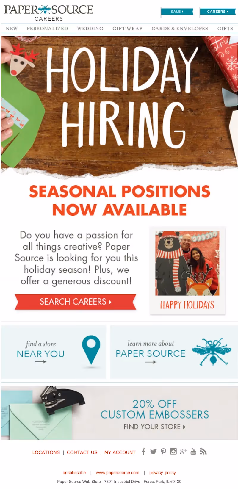 employer branding email