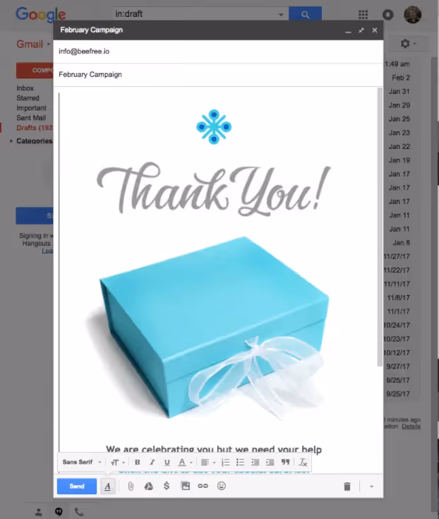 BEE Gmail Connector