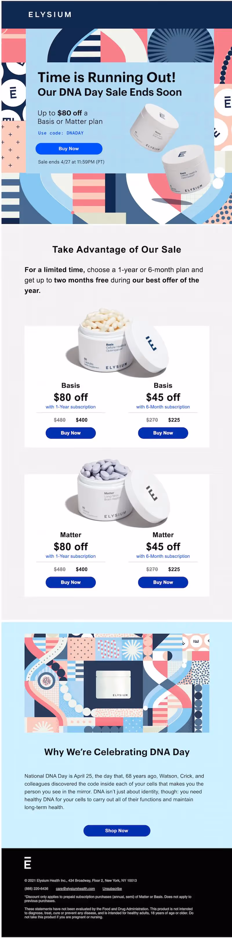 email design for ESP