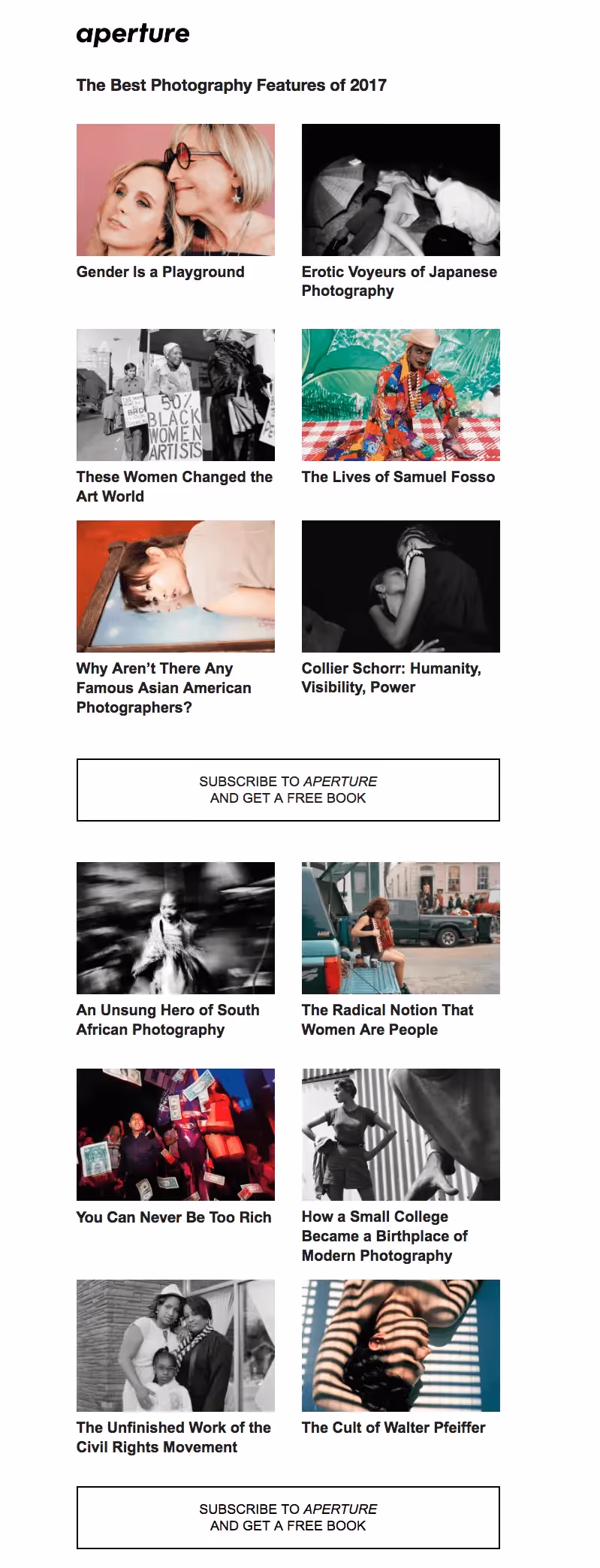 year in review emails