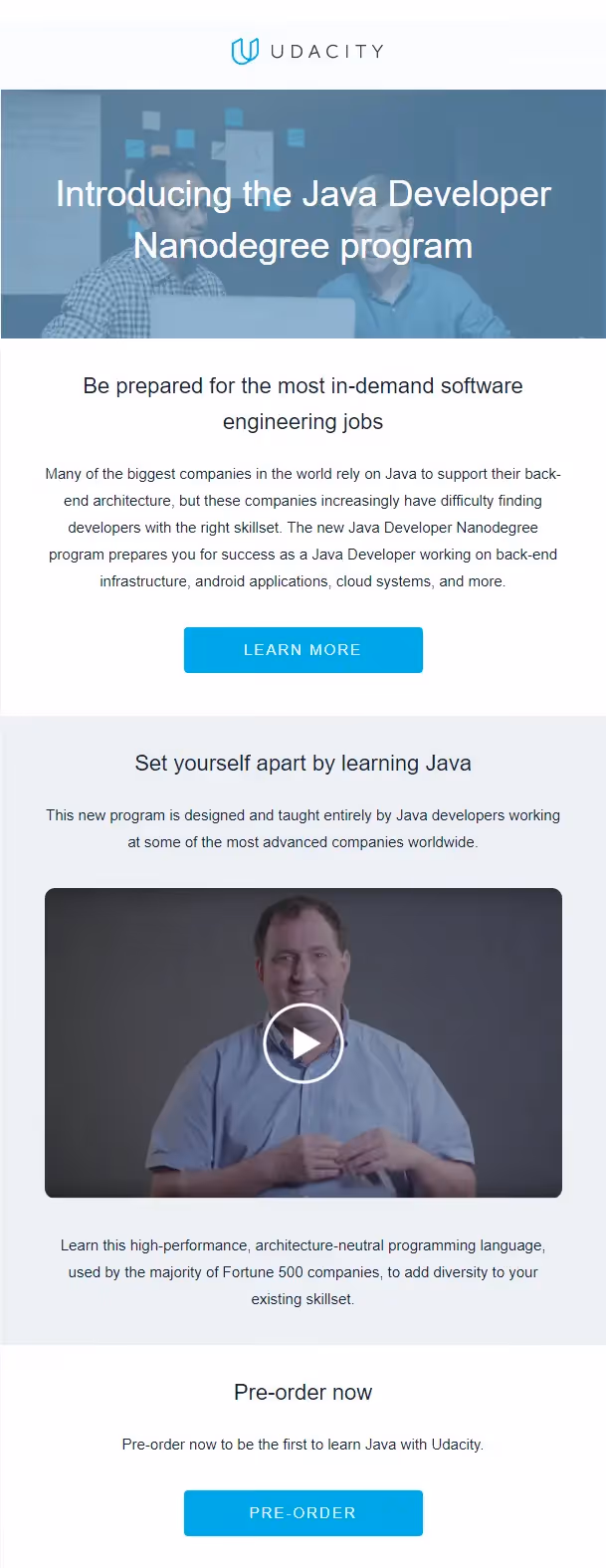 on-brand email design example