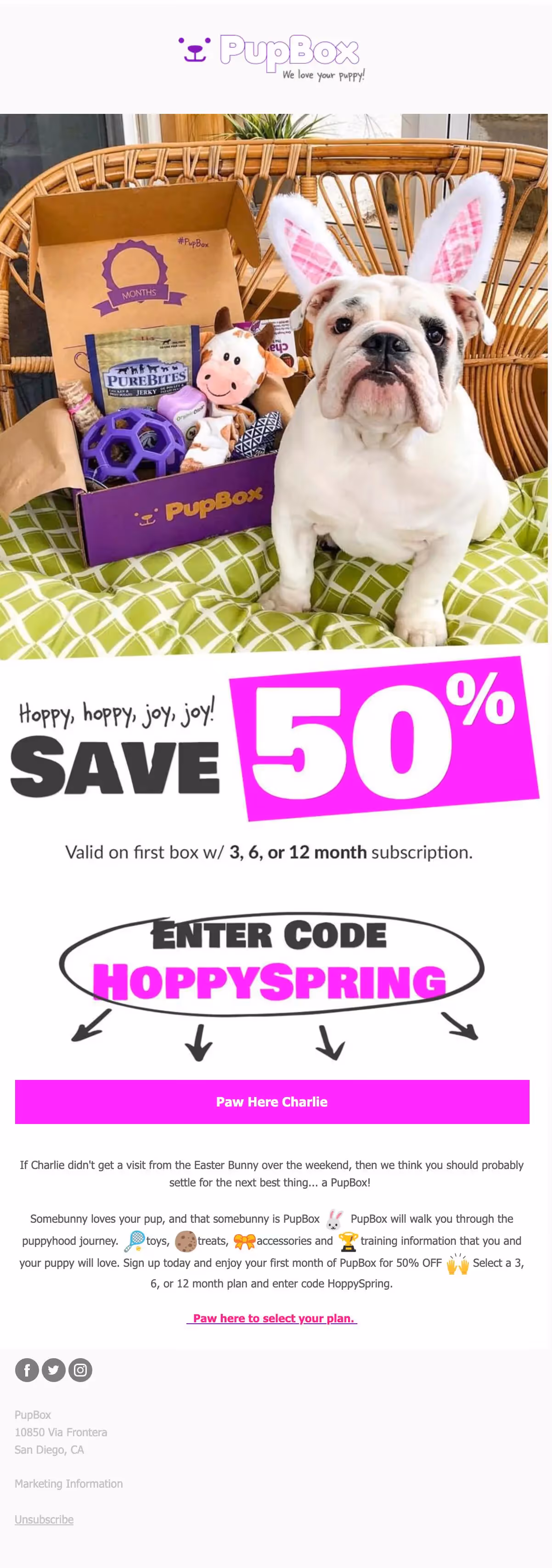 easter email ideas