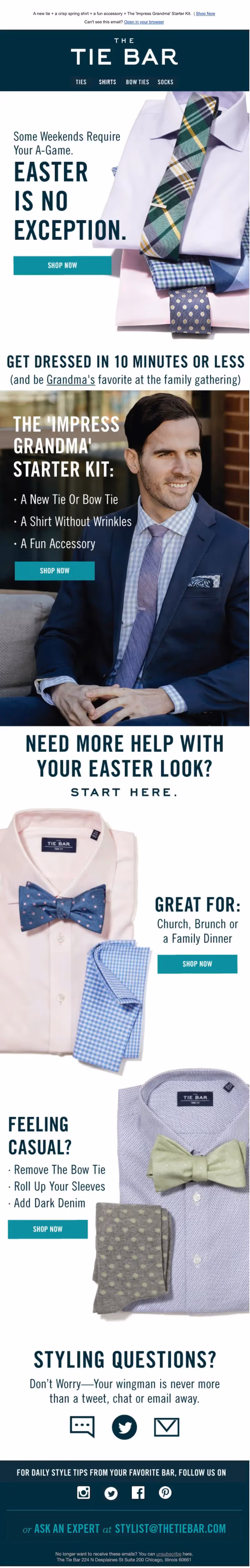 easter email ideas