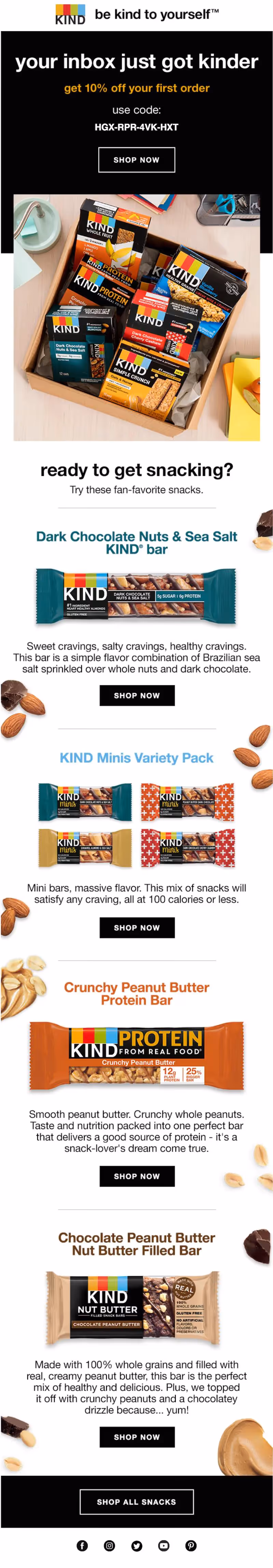 welcome email to customer