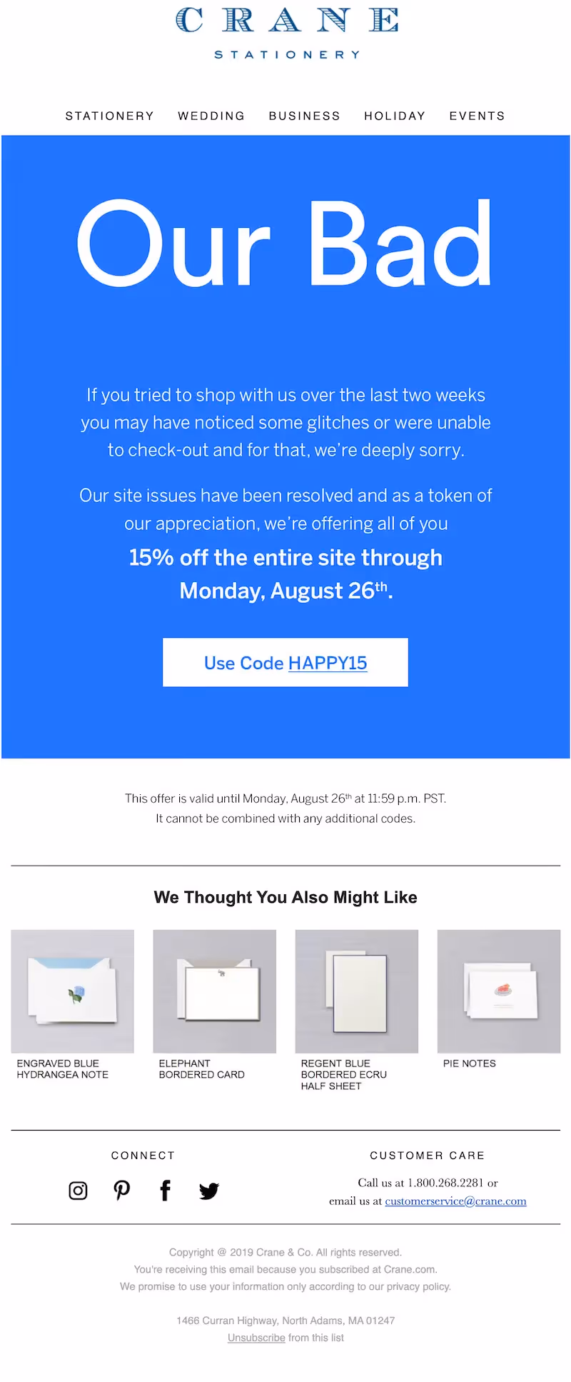 apology email example