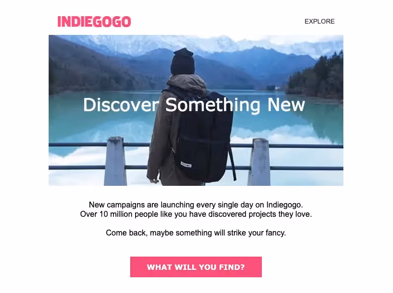 indiegogo email get back a customer