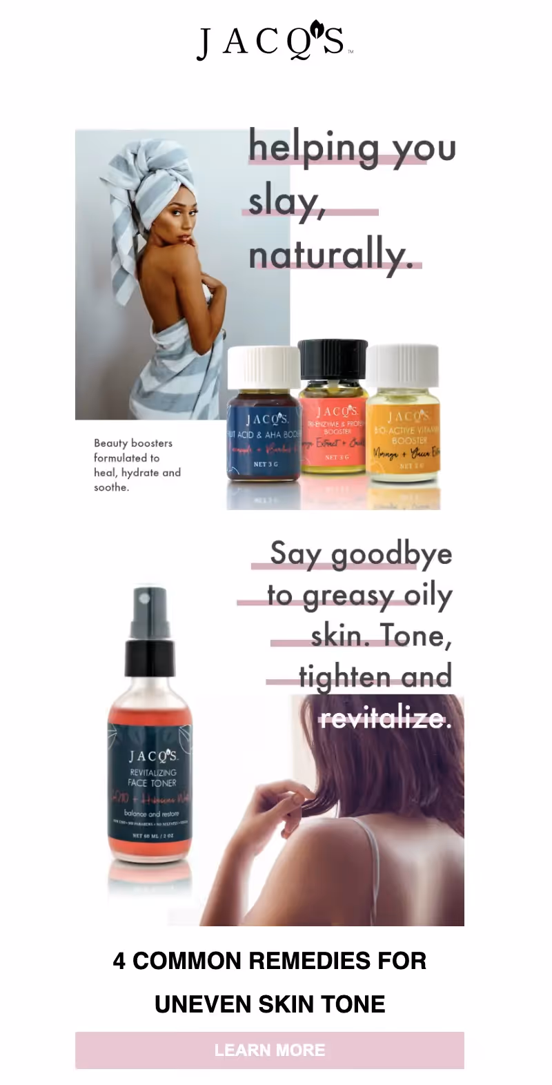 jacqs re-engagement marketing email