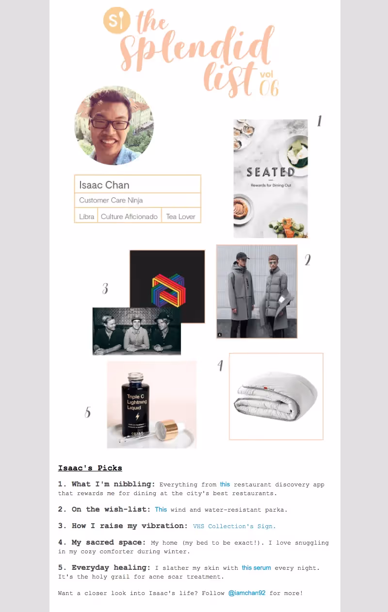 splendid spoon roundup list emails