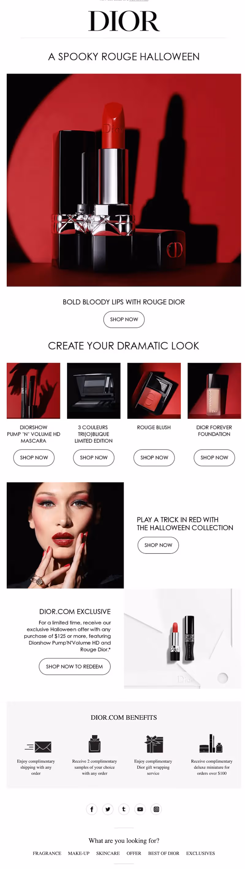 halloween marketing email