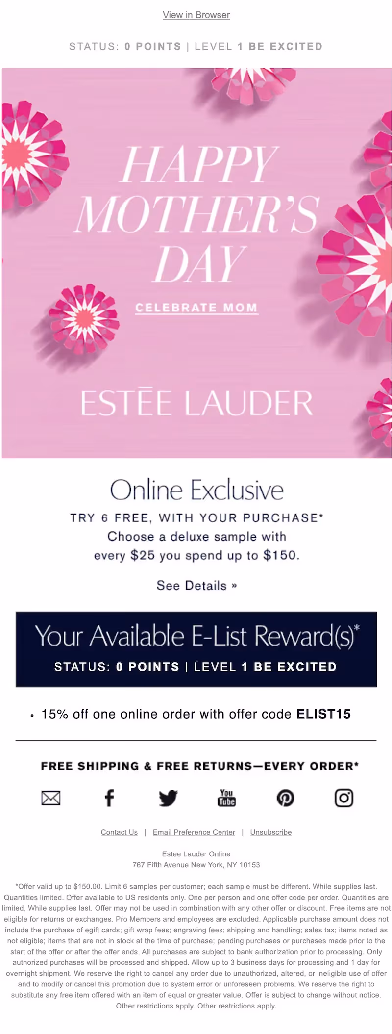mother's day email design
