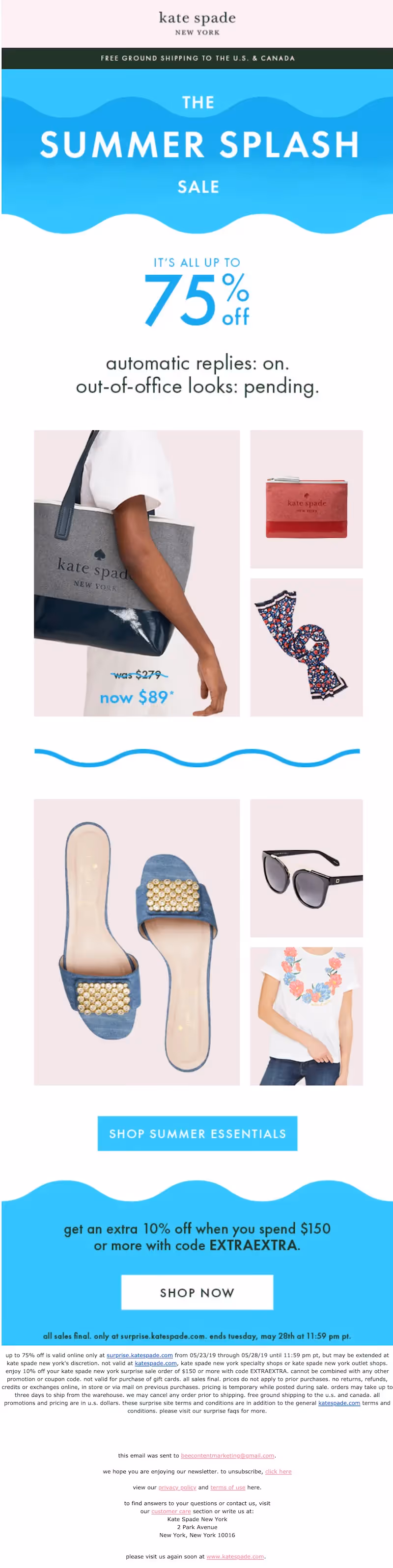 memorial day email