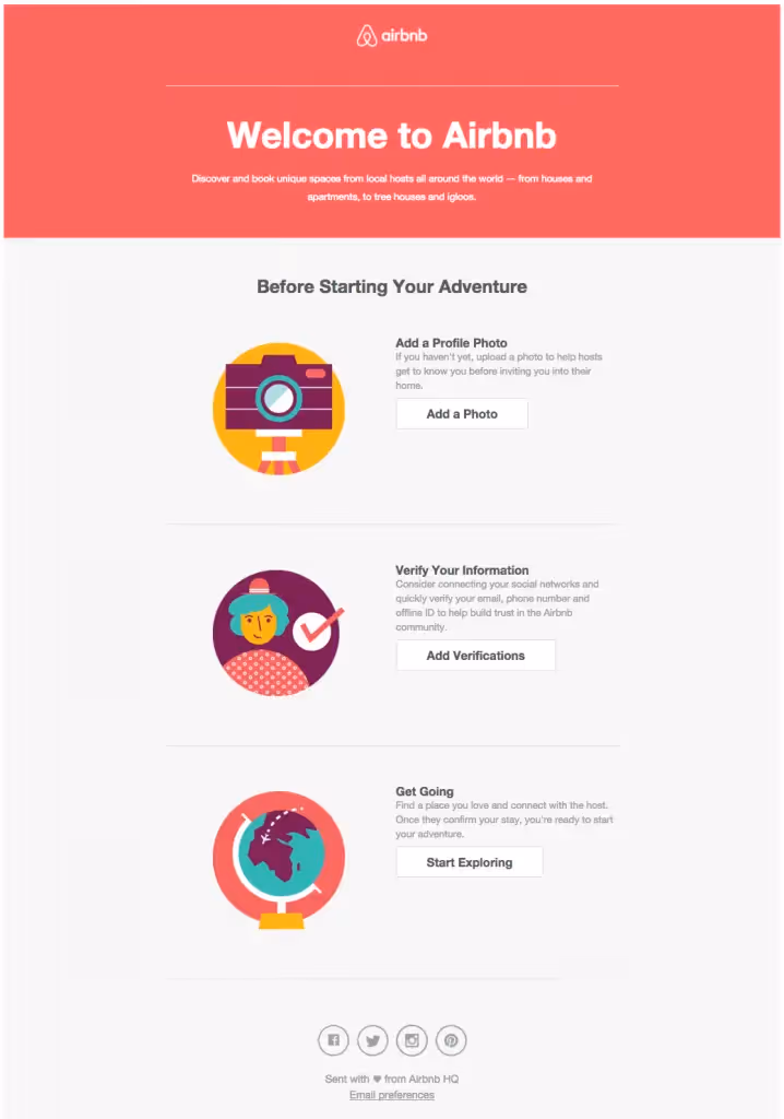 illustration in email: airbnb