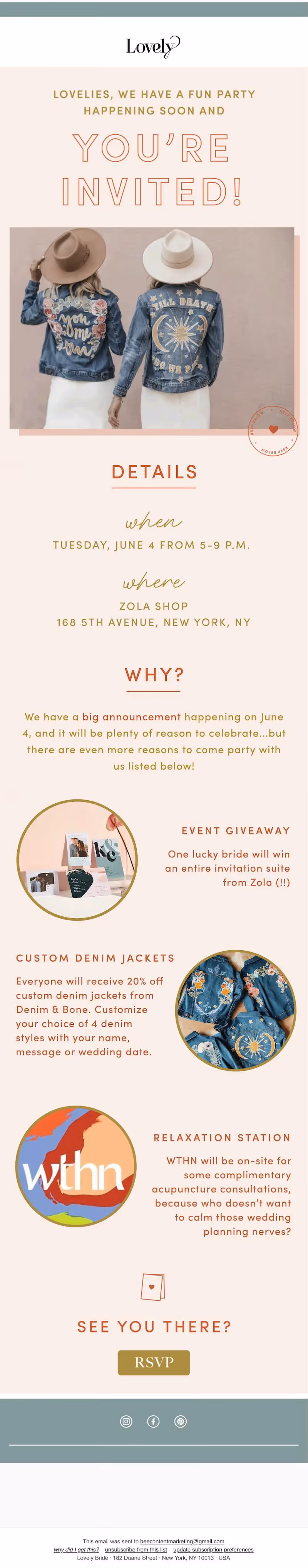 invitation email