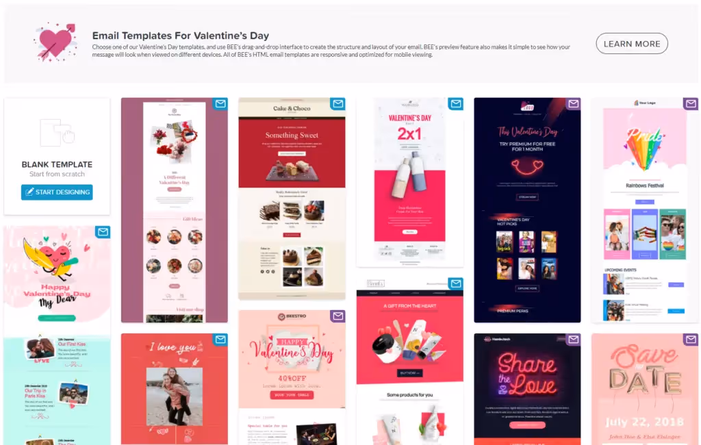13 Valentine's Day email templates