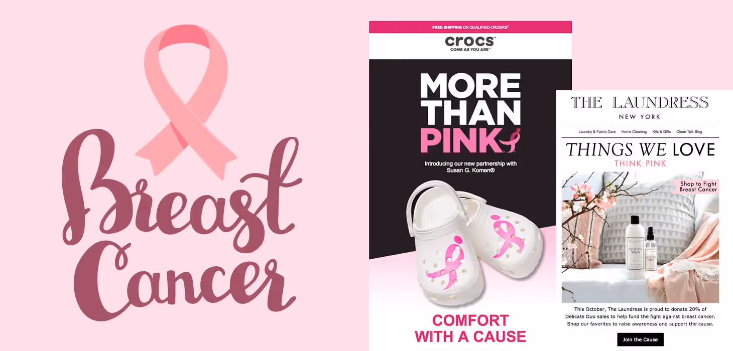 9 Breast Cancer Awareness Month Emails That Show Us How to Connect