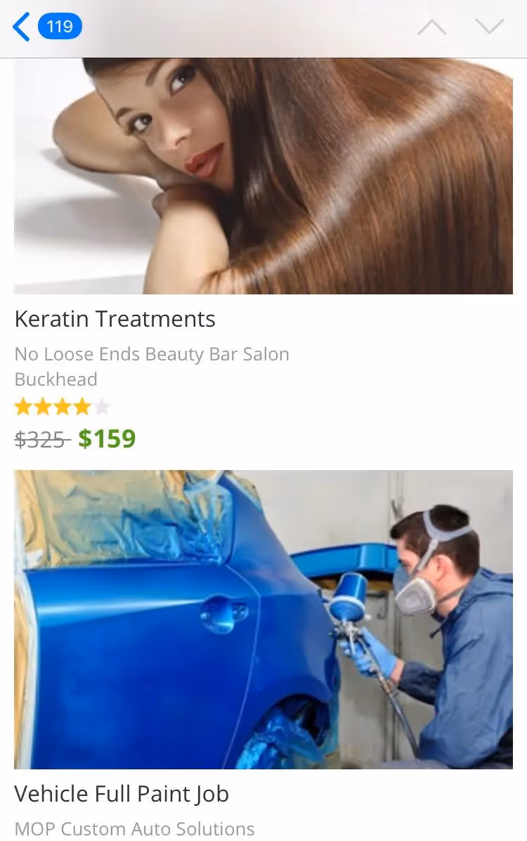 mobile friendly email example